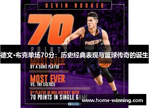 德文·布克单场70分：历史经典表现与篮球传奇的诞生