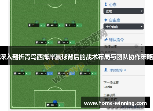 深入剖析青岛西海岸赢球背后的战术布局与团队协作策略
